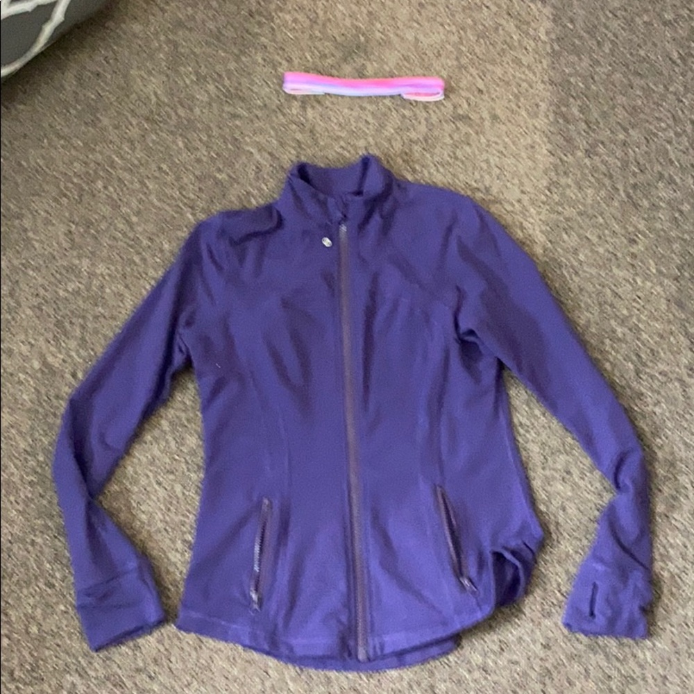 Lululemon jacket & Sweaty Band